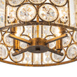Load image into Gallery viewer, Farmhouze Light - Antique Luxury Crystal Drum Cage Chandelier - Chandelier - Black -