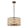 Load image into Gallery viewer, Farmhouze Light - Antique Luxury Crystal Drum Cage Chandelier - Chandelier - Black -