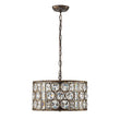 Load image into Gallery viewer, Farmhouze Light - Antique Luxury Crystal Drum Cage Chandelier - Chandelier - Black -