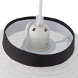 Load image into Gallery viewer, Farmhouze Light - Boho Farmhouse 2 - Tier White Paper Lantern Pendant Light - Chandelier - Narrow Bottom -