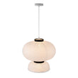 Load image into Gallery viewer, Farmhouze Light - Boho Farmhouse 2 - Tier White Paper Lantern Pendant Light - Chandelier - Narrow Bottom -