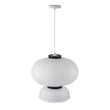 Load image into Gallery viewer, Farmhouze Light - Boho Farmhouse 2 - Tier White Paper Lantern Pendant Light - Chandelier - Narrow Bottom -