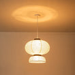 Load image into Gallery viewer, Farmhouze Light - Boho Farmhouse 2 - Tier White Paper Lantern Pendant Light - Chandelier - Narrow Bottom -