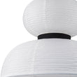 Load image into Gallery viewer, Farmhouze Light - Boho Farmhouse 2 - Tier White Paper Lantern Pendant Light - Chandelier - Narrow Bottom -