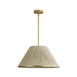 Load image into Gallery viewer, Farmhouze Light - Boho Farmhouse Woven String Drum Lantern Pendant Light - Chandelier - Brass -