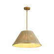 Load image into Gallery viewer, Farmhouze Light - Boho Farmhouse Woven String Drum Lantern Pendant Light - Chandelier - Brass -