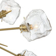 Load image into Gallery viewer, Farmhouze Light - Brass 12 - Light Ice Glass Shade Sputnik Chandelier - Chandelier - 12 - Light - Brass