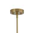 Load image into Gallery viewer, Farmhouze Light - Brass 6 - Light Fluted Glass Shade Candle Style Tiered Chandelier - Chandelier - Brass -