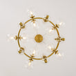 Load image into Gallery viewer, Farmhouze Light - Brass Cluster Clear Glass Bubble Round Ring Chandelier - Chandelier - Brass -