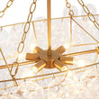 Load image into Gallery viewer, Farmhouze Light - Brass Cluster Clear Glass Globe Bubble Island Pendant - Chandelier - Brass -