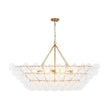 Load image into Gallery viewer, Farmhouze Light - Brass Cluster Clear Glass Globe Bubble Island Pendant - Chandelier - Brass -