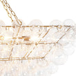 Load image into Gallery viewer, Farmhouze Light - Brass Cluster Clear Glass Globe Bubble Island Pendant - Chandelier - Brass -