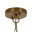 Load image into Gallery viewer, Farmhouze Light - Brass Cluster Clear Glass Globe Bubble Island Pendant - Chandelier - Brass -