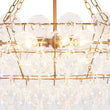 Load image into Gallery viewer, Farmhouze Light - Brass Cluster Clear Glass Globe Bubble Island Pendant - Chandelier - Brass -