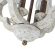 Load image into Gallery viewer, Farmhouze Light - Candle Style Weathered White Wood Lantern Pendant - Pendant - Poplar -