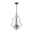 Load image into Gallery viewer, Farmhouze Light - Candle Style Weathered White Wood Lantern Pendant - Pendant - Poplar -