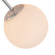 Load image into Gallery viewer, Farmhouze Light - Classic 12 - Light Sputnik Frosted Glass Globe Semi Flush - Ceiling Light - Chrome Ceiling Light -