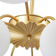 Load image into Gallery viewer, Farmhouze Light - Classic 12 - Light Sputnik Frosted Glass Globe Semi Flush - Ceiling Light - Dual - Use Chandelier -