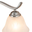 Load image into Gallery viewer, Farmhouze Light - Classic Nickel 3 - Light Marble Glass Shade Vanity Wall Light - Wall Sconce - 3 Bulbs -