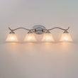 Load image into Gallery viewer, Farmhouze Light - Classic Nickel 3 - Light Marble Glass Shade Vanity Wall Light - Wall Sconce - 3 Bulbs -