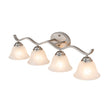Load image into Gallery viewer, Farmhouze Light - Classic Nickel 3 - Light Marble Glass Shade Vanity Wall Light - Wall Sconce - 3 Bulbs -