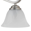 Load image into Gallery viewer, Farmhouze Light - Classic Nickel 3 - Light Marble Glass Shade Vanity Wall Light - Wall Sconce - 3 Bulbs -