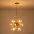 Load image into Gallery viewer, Farmhouze Light - Contemporary 12 - Light Tiered Cluster Glass Bubble Chandelier - Chandelier - Brass -