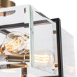 Load image into Gallery viewer, Farmhouze Light - Contemporary 4 - Light Clear Glass Square Cage Ceiling Light - Ceiling Light - 4 - Light -