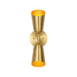 Load image into Gallery viewer, Farmhouze Light - Contemporary Bathroom Up and Down Brass Cone Wall Light - Wall Sconce - 2 Packs -
