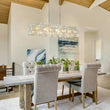 Load image into Gallery viewer, Farmhouze Light - Contemporary Chic Faceted Crystal Square Island Chandelier - Chandelier - 40 in -