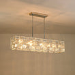 Load image into Gallery viewer, Farmhouze Light - Contemporary Chic Faceted Crystal Square Island Chandelier - Chandelier - 40 in -