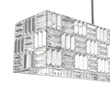 Load image into Gallery viewer, Farmhouze Light - Contemporary Chic Faceted Crystal Square Island Chandelier - Chandelier - 40 in -