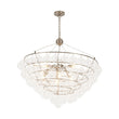 Load image into Gallery viewer, Farmhouze Light - Designer Glam Cluster Glass Globe Bubble Tiered Chandelier - Chandelier - Nickel -