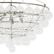 Load image into Gallery viewer, Farmhouze Light - Designer Glam Cluster Glass Globe Bubble Tiered Chandelier - Chandelier - Nickel -