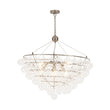 Load image into Gallery viewer, Farmhouze Light - Designer Glam Cluster Glass Globe Bubble Tiered Chandelier - Chandelier - Nickel -
