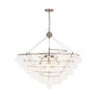 Load image into Gallery viewer, Farmhouze Light - Designer Glam Cluster Glass Globe Bubble Tiered Chandelier - Chandelier - Nickel -
