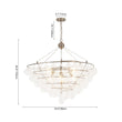 Load image into Gallery viewer, Farmhouze Light - Designer Glam Cluster Glass Globe Bubble Tiered Chandelier - Chandelier - Nickel -