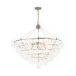 Load image into Gallery viewer, Farmhouze Light - Designer Glam Cluster Glass Globe Bubble Tiered Chandelier - Chandelier - Nickel -