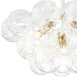 Load image into Gallery viewer, Farmhouze Light - Dimmable Cluster Decorative Pattern Glass Bubble Chandelier - Chandelier - White -
