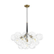 Load image into Gallery viewer, Farmhouze Light - Dimmable Cluster Decorative Pattern Glass Bubble Chandelier - Chandelier - White -