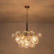 Load image into Gallery viewer, Farmhouze Light - Dimmable Cluster Decorative Pattern Glass Bubble Chandelier - Chandelier - White -