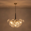 Load image into Gallery viewer, Farmhouze Light - Dimmable Cluster Decorative Pattern Glass Bubble Chandelier - Chandelier - White -