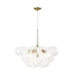 Load image into Gallery viewer, Farmhouze Light - Dimmable Cluster Decorative Pattern Glass Bubble Chandelier - Chandelier - White -