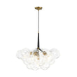 Load image into Gallery viewer, Farmhouze Light - Dimmable Cluster Decorative Pattern Glass Bubble Chandelier - Chandelier - White -