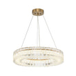Load image into Gallery viewer, Farmhouze Light - Dimmable LED Water Glass Wagon Wheel Chandelier - Chandelier - 23.6 in -