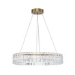 Load image into Gallery viewer, Farmhouze Light - Dimmable LED Water Glass Wagon Wheel Chandelier - Chandelier - 23.6 in -