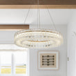 Load image into Gallery viewer, Farmhouze Light - Dimmable LED Water Glass Wagon Wheel Chandelier - Chandelier - 23.6 in -