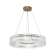 Load image into Gallery viewer, Farmhouze Light - Dimmable LED Water Glass Wagon Wheel Chandelier - Chandelier - 23.6 in -