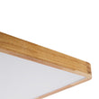 Load image into Gallery viewer, Farmhouze Light - Dimmable LED Wooden Rectangular Flush Mount Light - Ceiling Light - 3000K Warm White -