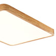 Load image into Gallery viewer, Farmhouze Light - Dimmable LED Wooden Rectangular Flush Mount Light - Ceiling Light - 3000K Warm White -